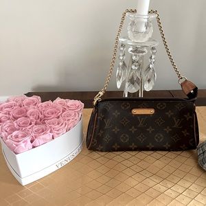 Louis Vuitton Authentic Monogram Eva Clutch Excellent Condition!